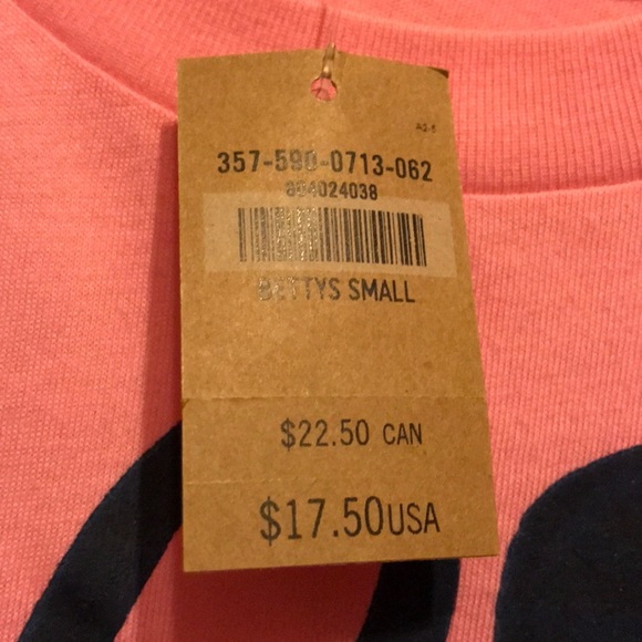 Women’s S Light Pink Hollister Tee Shirt (NWT) - Picture 4 of 5